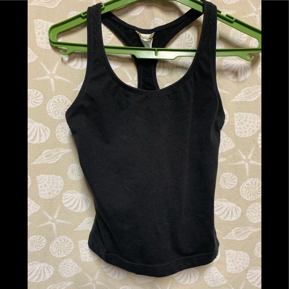 🛍Black razorback workout top